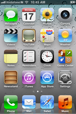 iPhone 3GS in iOS 5 with iCloud services