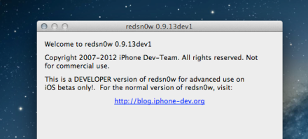 iOS 6 Jailbreak Already Available with Redsn0w 0.9.13dev