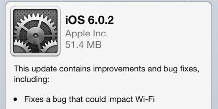 iOS 6.0.2 Released with Wi-Fi Fix for iPhone 5 & iPad Mini