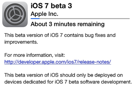 iOS 7 Beta 3 Download is Now Available